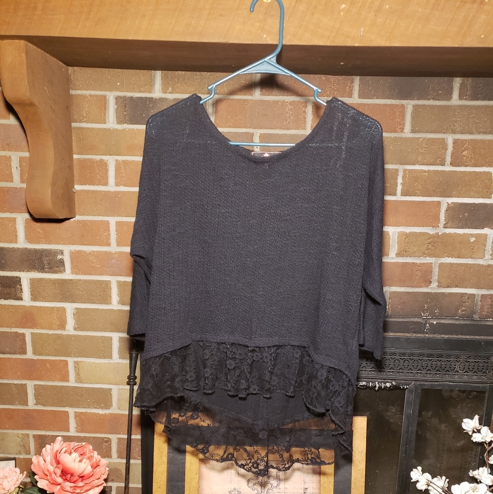 Almost Famous slightly sheer sweater